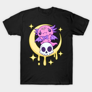 Axolotl Gothic Kawaii Pastel Goth T-Shirt
